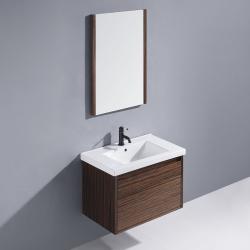 Vigo 32-inch Espresso Petit Single Bathroom Vanity with Mirror