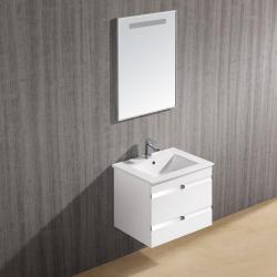 Vigo 24-inch Ethereal-Duece Single Bathroom Vanity with Mirror