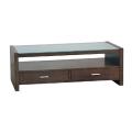 Guildford Glass Top 2-Drawer Coffee Table
