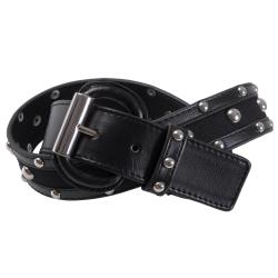 Chinese Laundry Women's Dome Rivet Detail Canvas Belt
