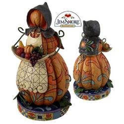 Jim Shore Lady Pumpkin Figurine