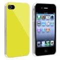 Yellow with Clear Side Snap-on Case for Apple iPhone 4/ 4S