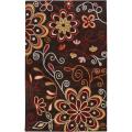 Hand-Tufted Navan Brown/Multi-Colored Transitional Floral Wool Rug (12' X 15')