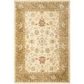 Oushak Cream/ Cream Powerloomed Rug (9'6 x 13')