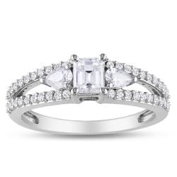 Miadora 14k White Gold 1ct TDW Diamond Ring (G-H, I1-I2)