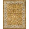 Handmade Heritage Shahi Brown/ Blue Wool Rug (11' x 17')