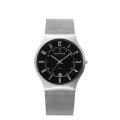 Skagen Men's Denmark Stainless Steel Black Dial Watch