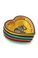 Swirly Soapstone Handmade Decorative Elephant Heart Accent Dish
