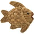 Outdoor 'Goldfish' Coconut Coir Boot and Shoe Brush