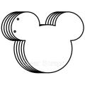Clear Scraps Acrylic Mouse Head Album