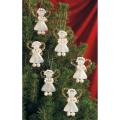 White Pearl Precious Angels Holiday Beaded Ornament Kit