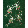 Christmas Fairies Holiday Beaded Ornament Kit