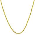Gold over Silver 1.1-mm 24-inch Round Box Chain