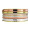Tri-color Textured 11-piece Bangle Bracelet Set
