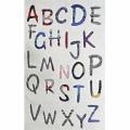 Handmade Luna Kids Alphabets New Zealand Wool Rug (5' x 7')