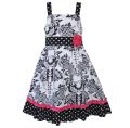 AnnLoren Girls Damask Dress
