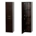 Wyndham Collection Accara Espresso Oak Bathroom Wall Cabinet