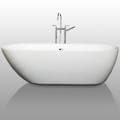 Wyndham Collection Melissa Free Standing Soaking Bathtub