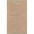 Town Beige Cotton Border Rug (8' x 10')