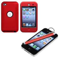 Otter Box Red Case/ Stylus for Apple iPod Touch Generation 4