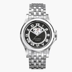 Accutron Men's Gemini Automatic Skeleton Window Watch