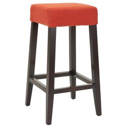 Uptown Orange Polyester 30-inch Barstool