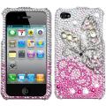 Premium Apple iPhone 4/4S Moonlite Butterfly Rhinestone Case