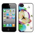 Apple iPhone 4/4S Colorful Butterfly Slim Protector Case