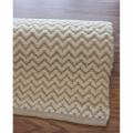 Handmade Luna Herringbone Berber New Zealand Wool Ivory Rug (4' x6')