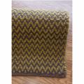 Handmade Luna Herringbone Berber New Zealand Wool Plum Rug (5' x 8')