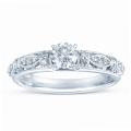 10k White Gold 1/2ct TDW Diamond Engagement Ring (H-I, I1-I2)