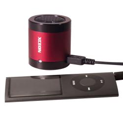 Xzonic Rechargeable Red Mini Speaker