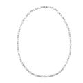 Icz Stonez Sterling Silver Cubic Zirconia 16-inch Link Necklace (35ct TGW)