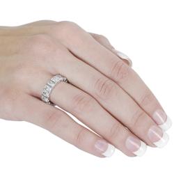 Tressa Sillvertone Cubic Zirconia Ring