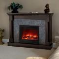 Real Flame Bennett Dark Walnut Electric Fireplace