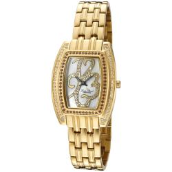 Lucien Piccard Women's 'Monaco' Goldtone Ion-Plated SS Watch