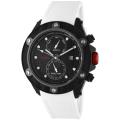 Red Line Men's 'Carbon Brake' White Silicon Watch