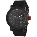 Red Line Men's 'Compressor' Black Silicon Watch
