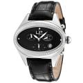 Lucien Piccard Italy Women's Gran Ducato Black Genuine Leather Watch