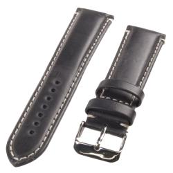 Republic Men's Black Oil Tan Leather Watch Strap