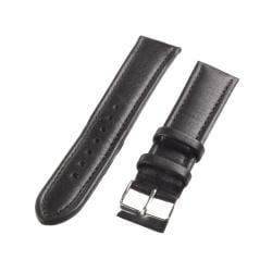 Republic Men's Black Smooth Grain Leather Watch Strap