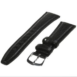 Republic Men's Black Shrunken Grain Leather Watch Strap