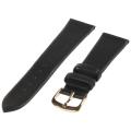 Republic Men's Black Smooth Leather Watch Strap