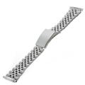 Republic Men's Straight Squeeze End Stainless Steel Watch Bracelet