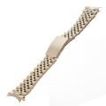 Republic Men's Straight/ Curved End Gold-tone Watch Bracelet