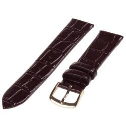 Republic Men's Brown Alligator Grain Leather Watch Band