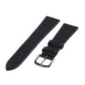 Republic Men's Black Smooth Leather Watch Strap