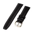 Republic Men's Black Smooth Leather Watch Strap
