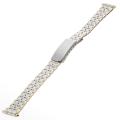 Republic Women's Straight Squeeze End Two-tone Watch Bracelet