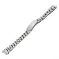 Republic Women's Straight/ Curved End Stainless Steel Watch Bracelet